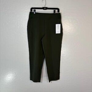 Athleta Endless Pant Womens 8 Petite Green Quick Drying Recycled Material NWT